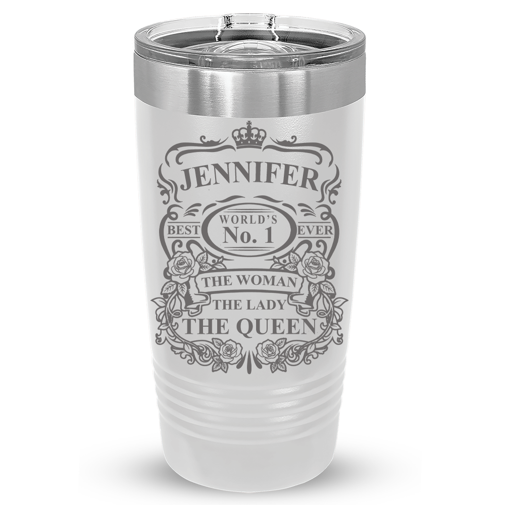 The Queen’s Crown – Personalized Women’s 20 oz Tumbler