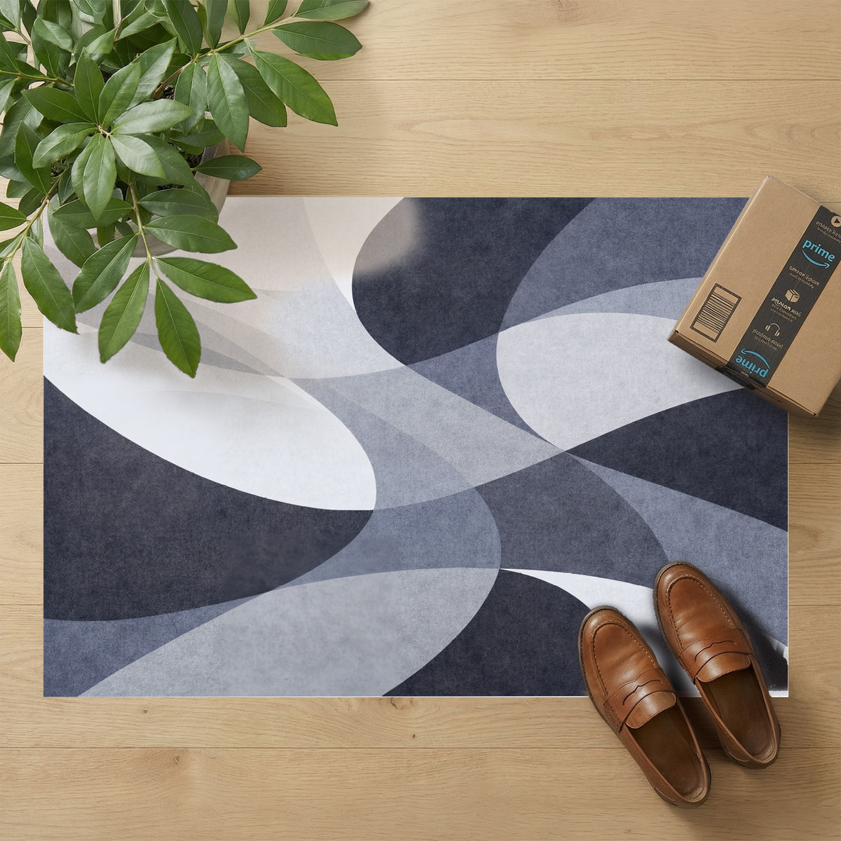 Ultra-Thin Floor Mats 36" x 24" (1/10 Inch Thick) - Design Curve