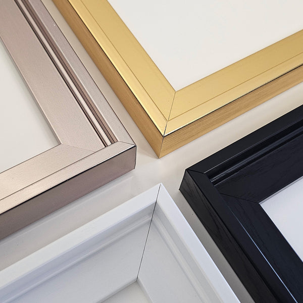 Picture Frame for Canvas Display, 11x14 and 12x16 inches, Multiple Colors, Wall Mounting