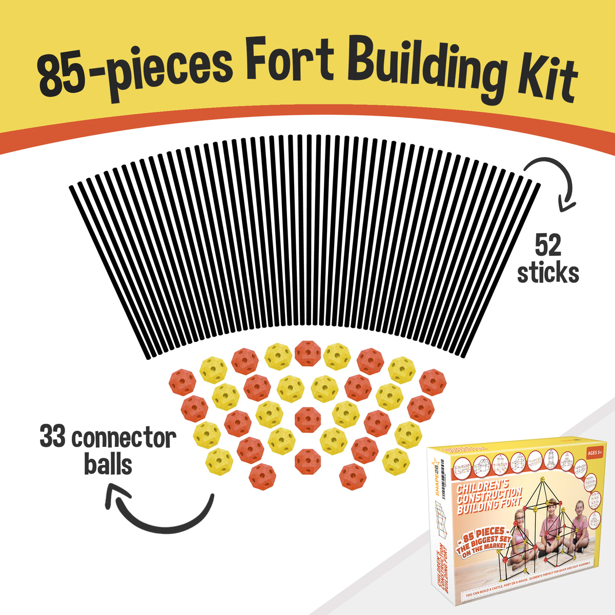 Kids Fort Building Kit SET - Bundle