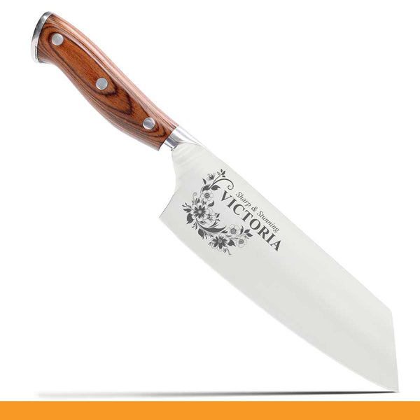 Personalized Kitchen Knife 8 Inch Customize Chopping Knife