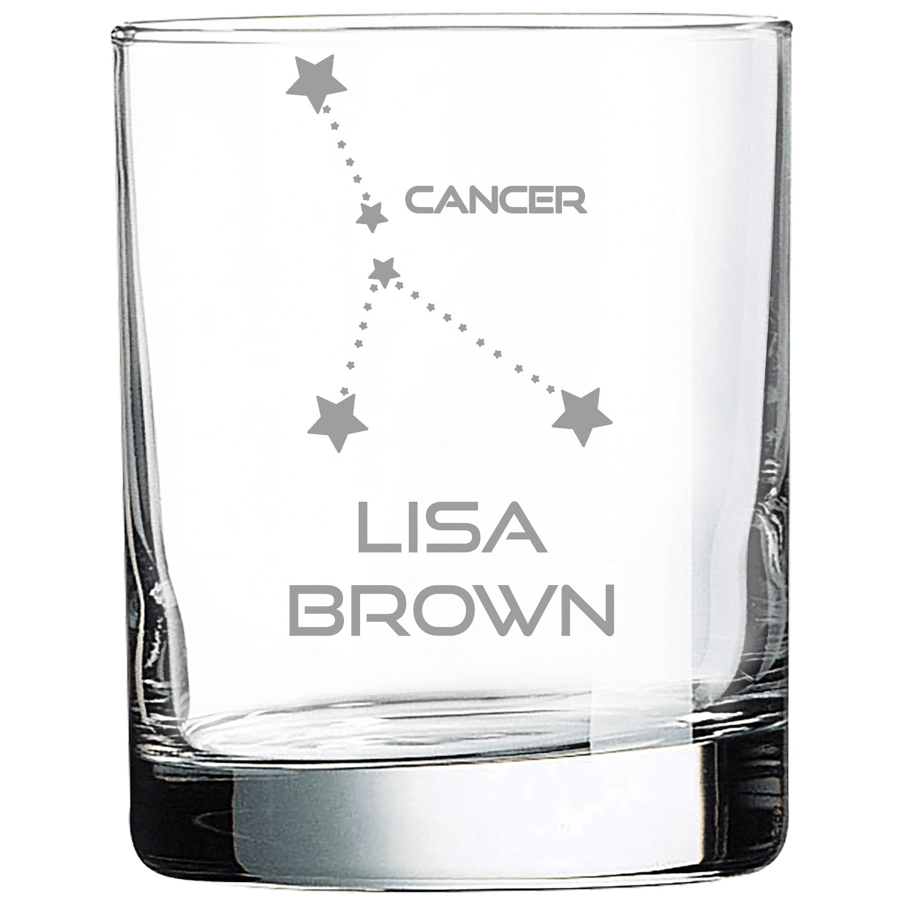 11oz Zodiac Glasses with Personalized Names