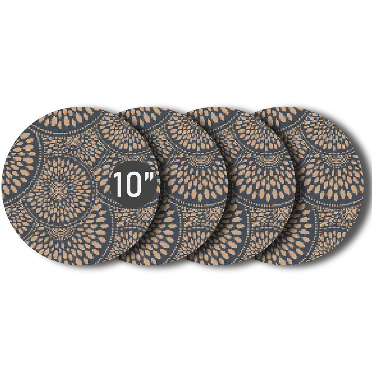 Plant Coasters Set Of Four Multiple Colors and Pattern and Sizes