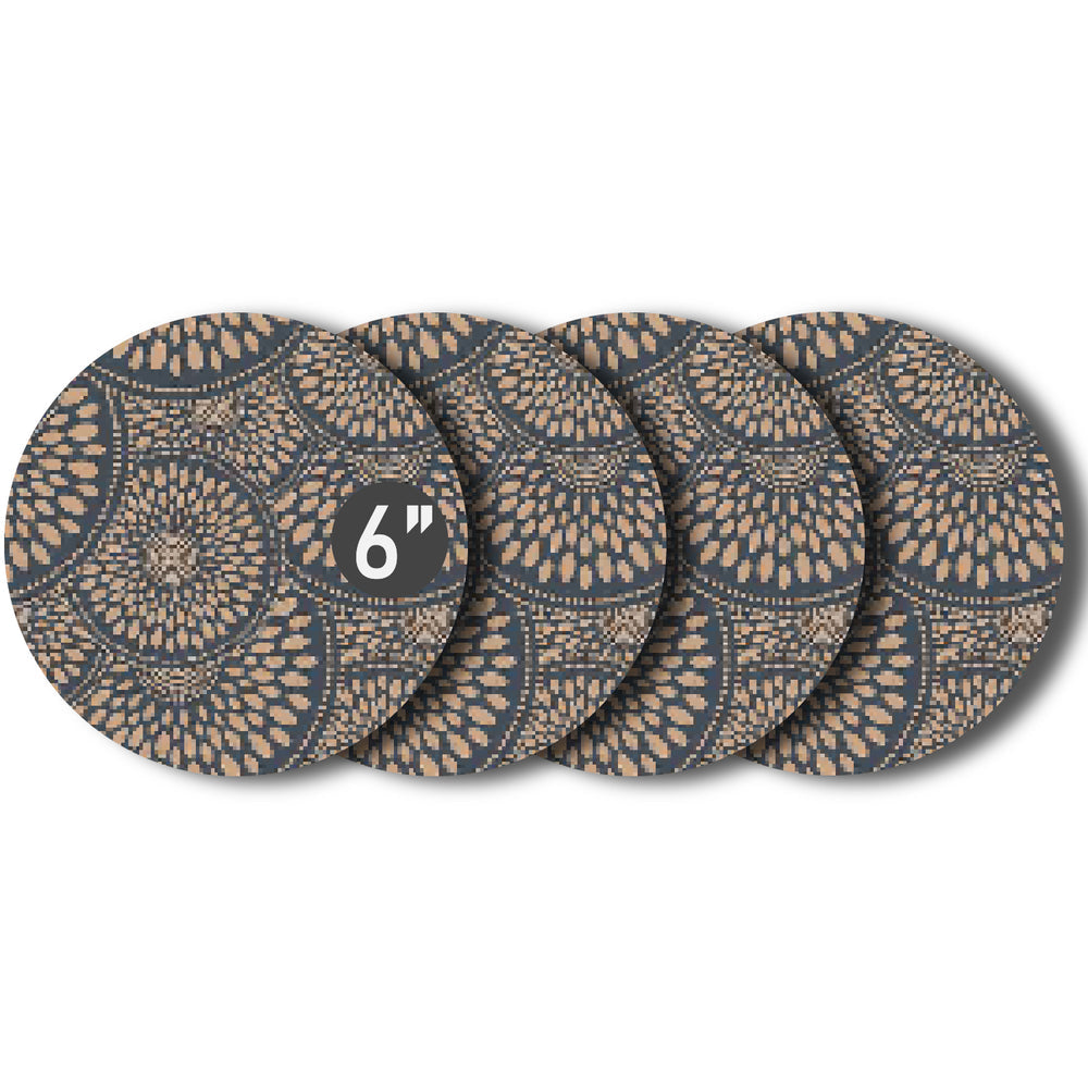 Plant Coasters Set Of Four Multiple Colors and Pattern and Sizes