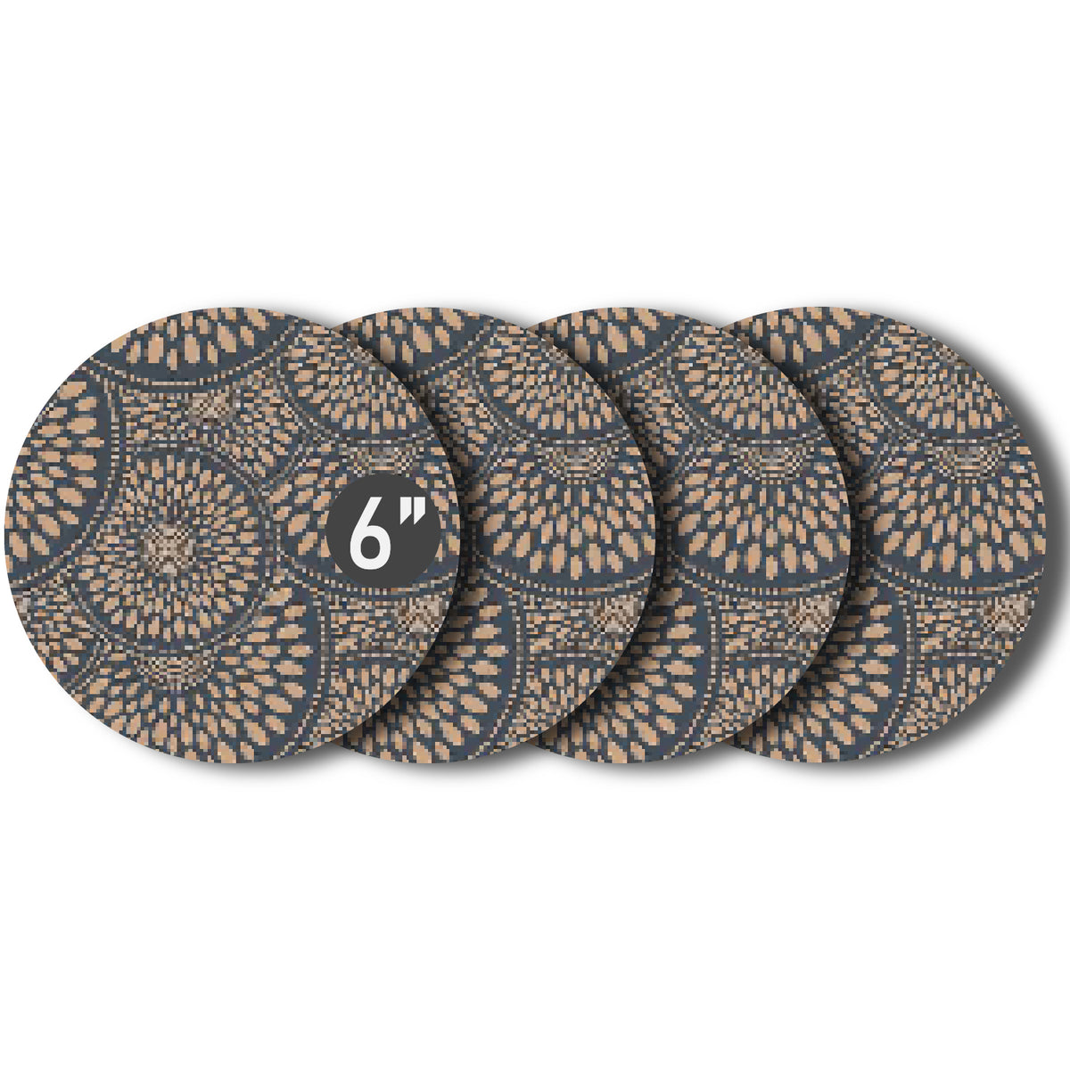 Plant Coasters Set Of Four Multiple Colors and Pattern and Sizes