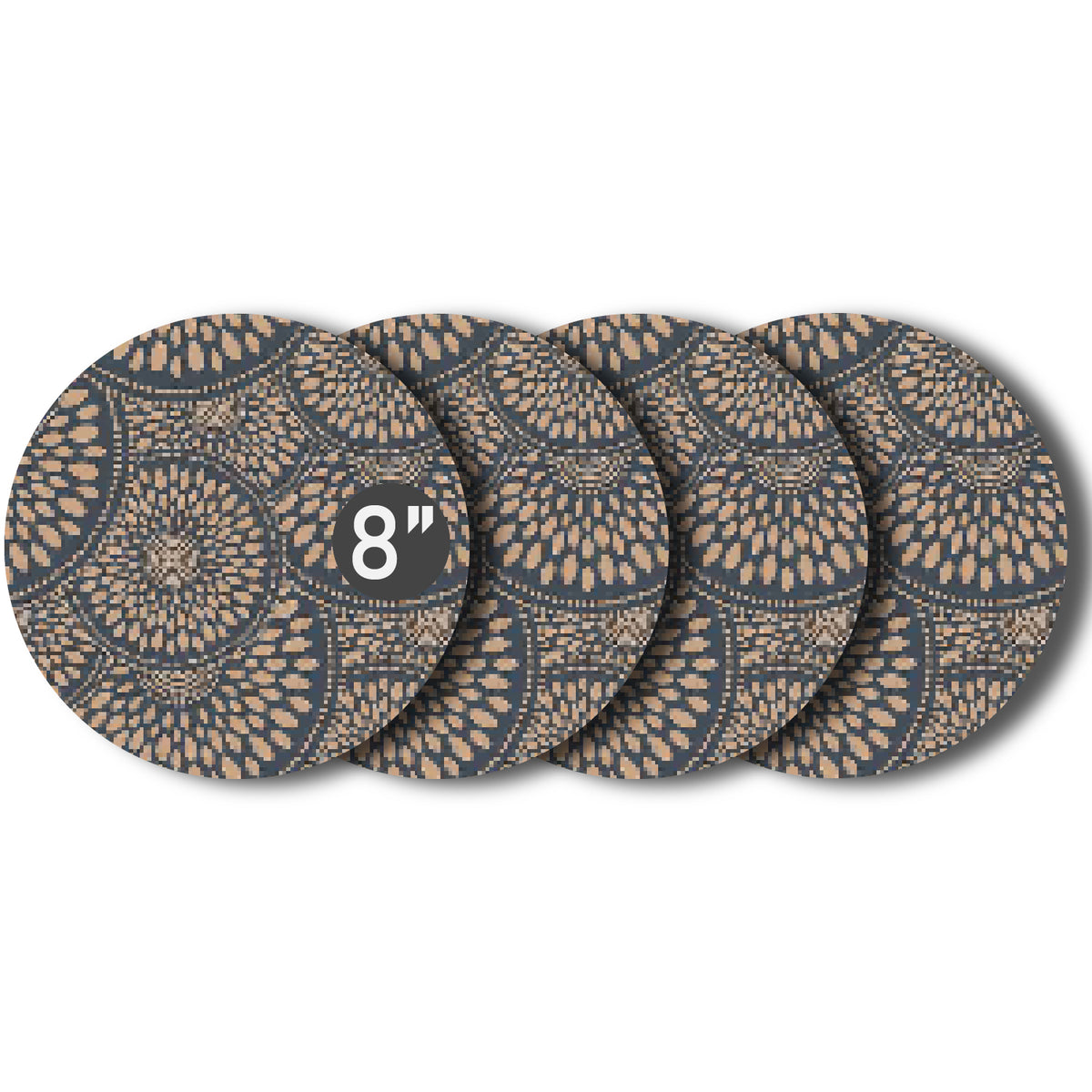 Plant Coasters Set Of Four Multiple Colors and Pattern and Sizes