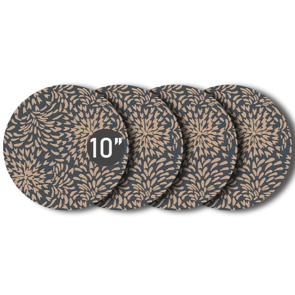 Plant Coasters Set Of Four Multiple Colors and Pattern and Sizes