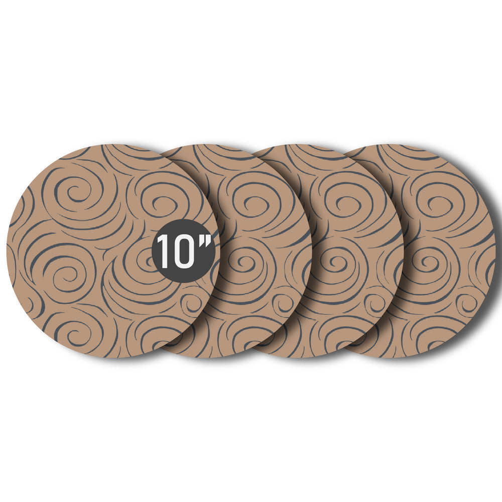 Plant Coasters Set Of Four Multiple Colors and Pattern and Sizes