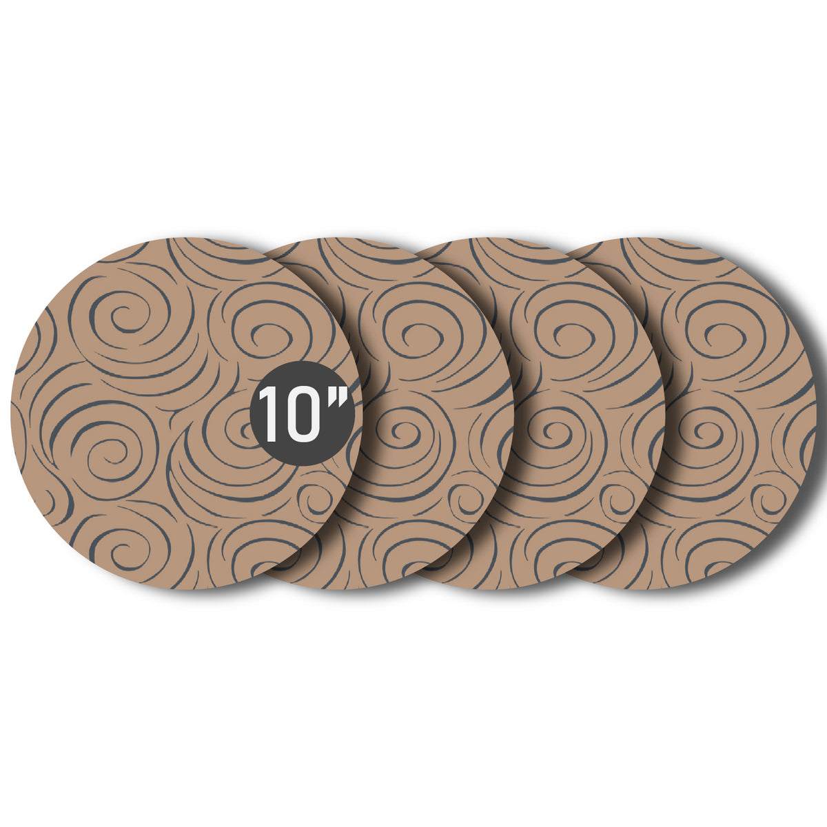 Plant Coasters Set Of Four Multiple Colors and Pattern and Sizes