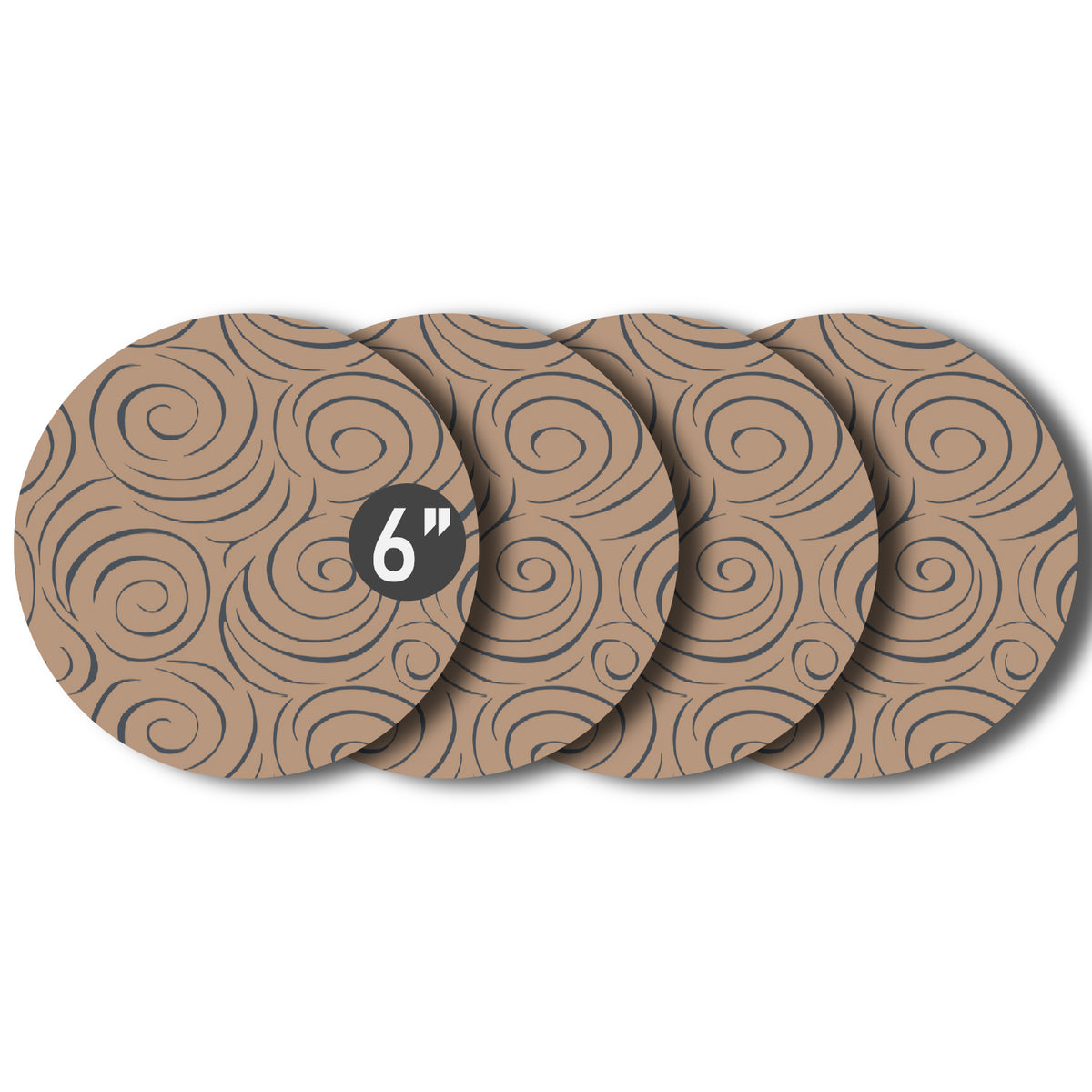 Plant Coasters Set Of Four Multiple Colors and Pattern and Sizes