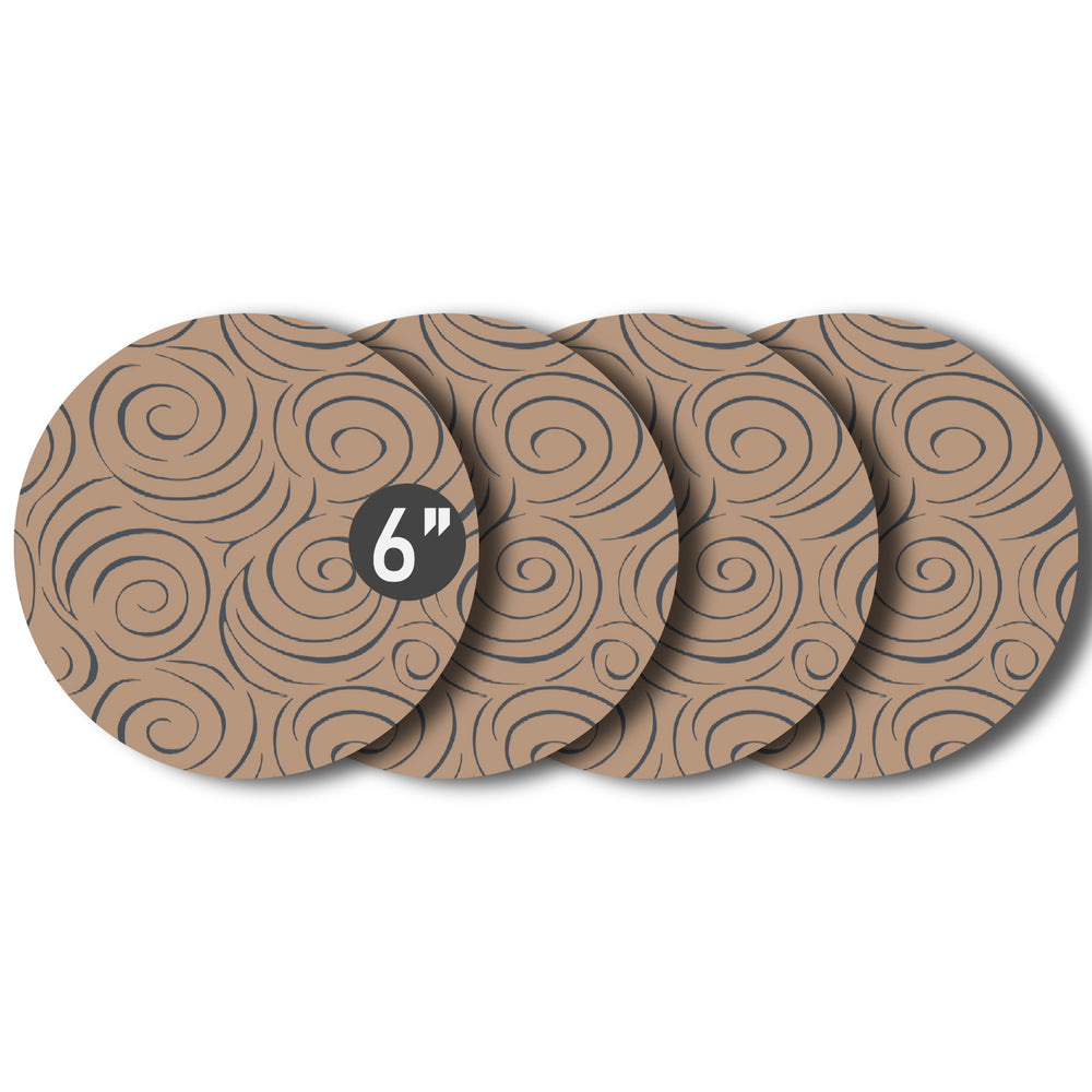 Plant Coasters Set Of Four Multiple Colors and Pattern and Sizes