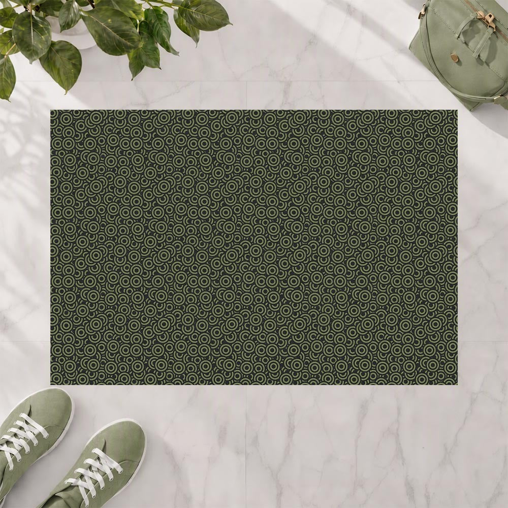 Circles ultra-thin floor mat