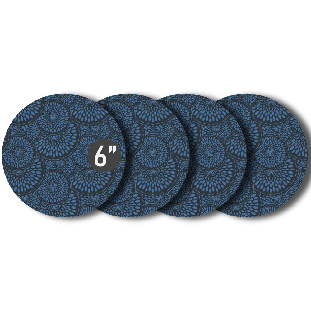 Plant Coasters Set Of Four Multiple Colors and Pattern and Sizes
