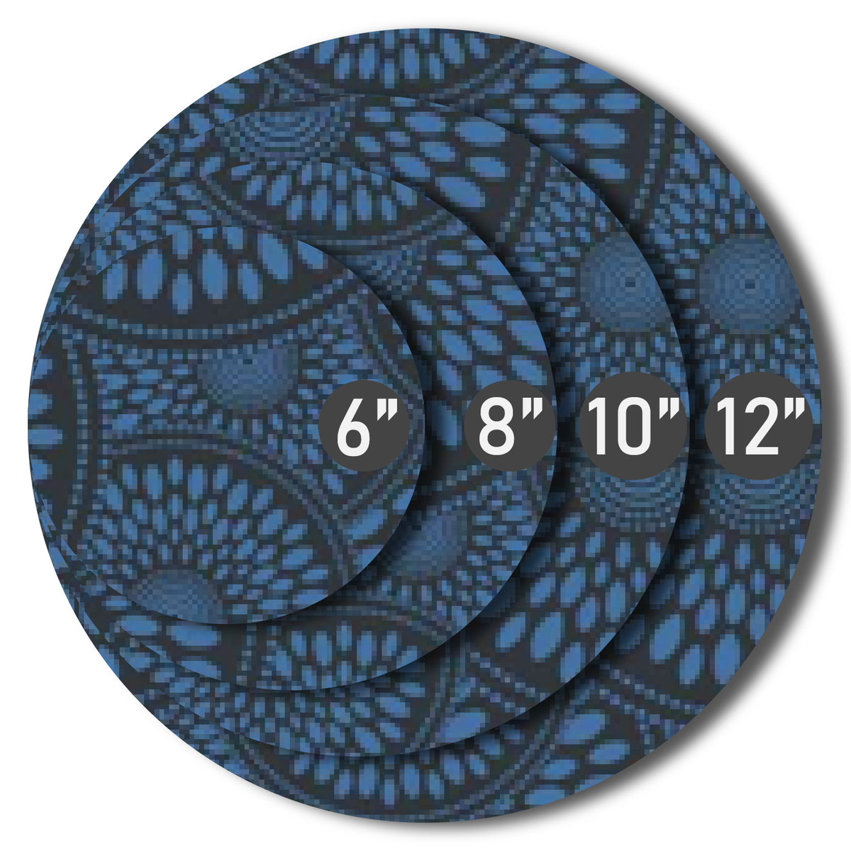 Plant Coasters Set Of Four Multiple Colors and Pattern and Sizes