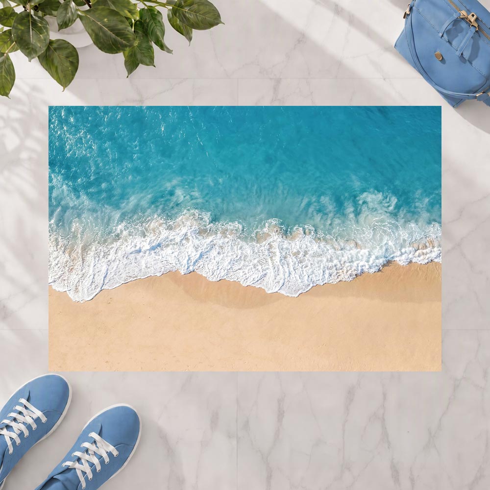 2026 Ultra-Thin Floor Mat - Exotic Beach (1/10 Inch Thick)