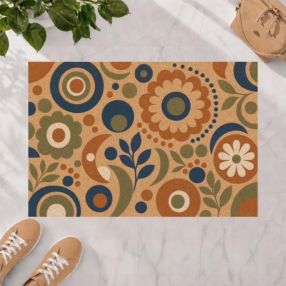 2026 Ultra-Thin Floor Mat (1/10 Inch Thick) - Cork Design