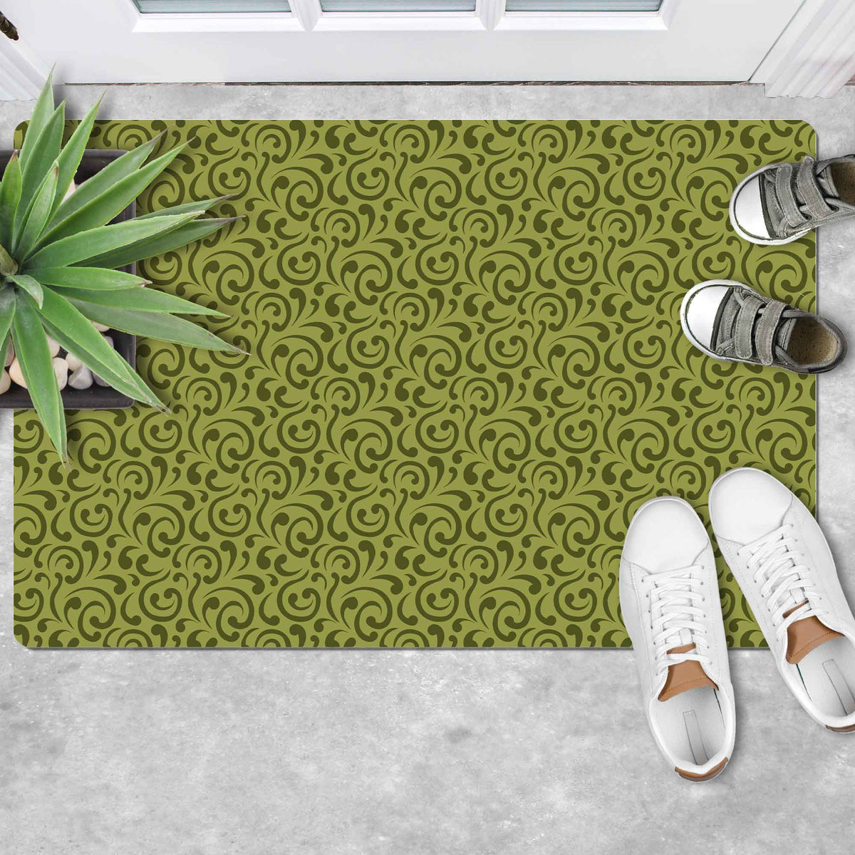 Ultra-Thin Floor Mats 35" x 23"( 1/10 Inch Thick)