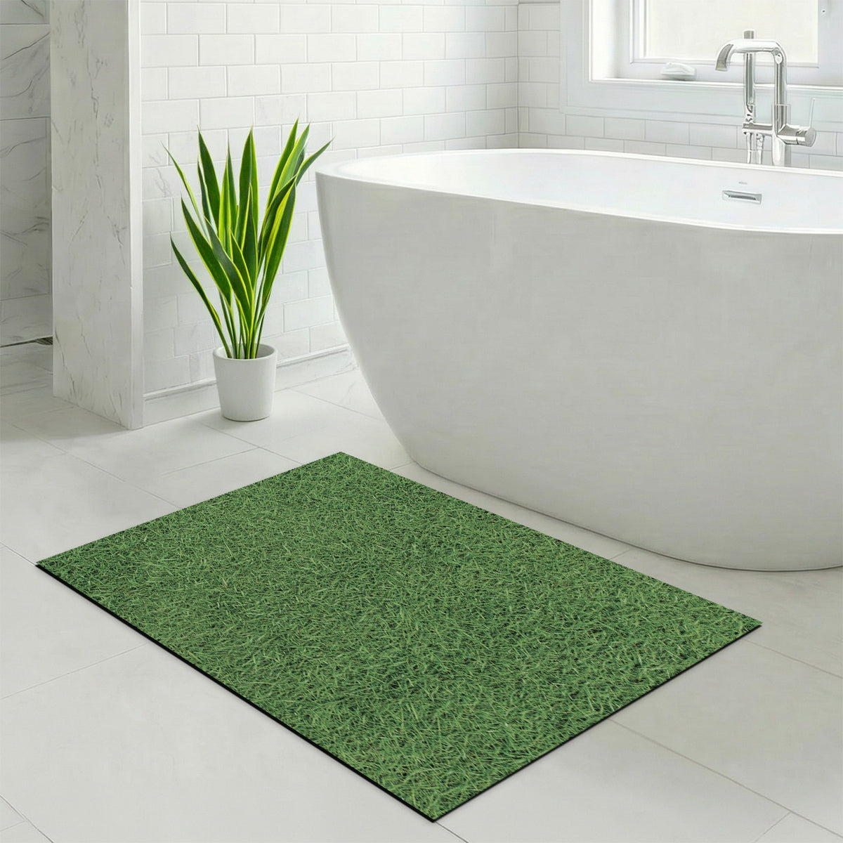 Ultra-Thin Floor Mats 36" x 24" (1/10 Inch Thick) - Design Grass