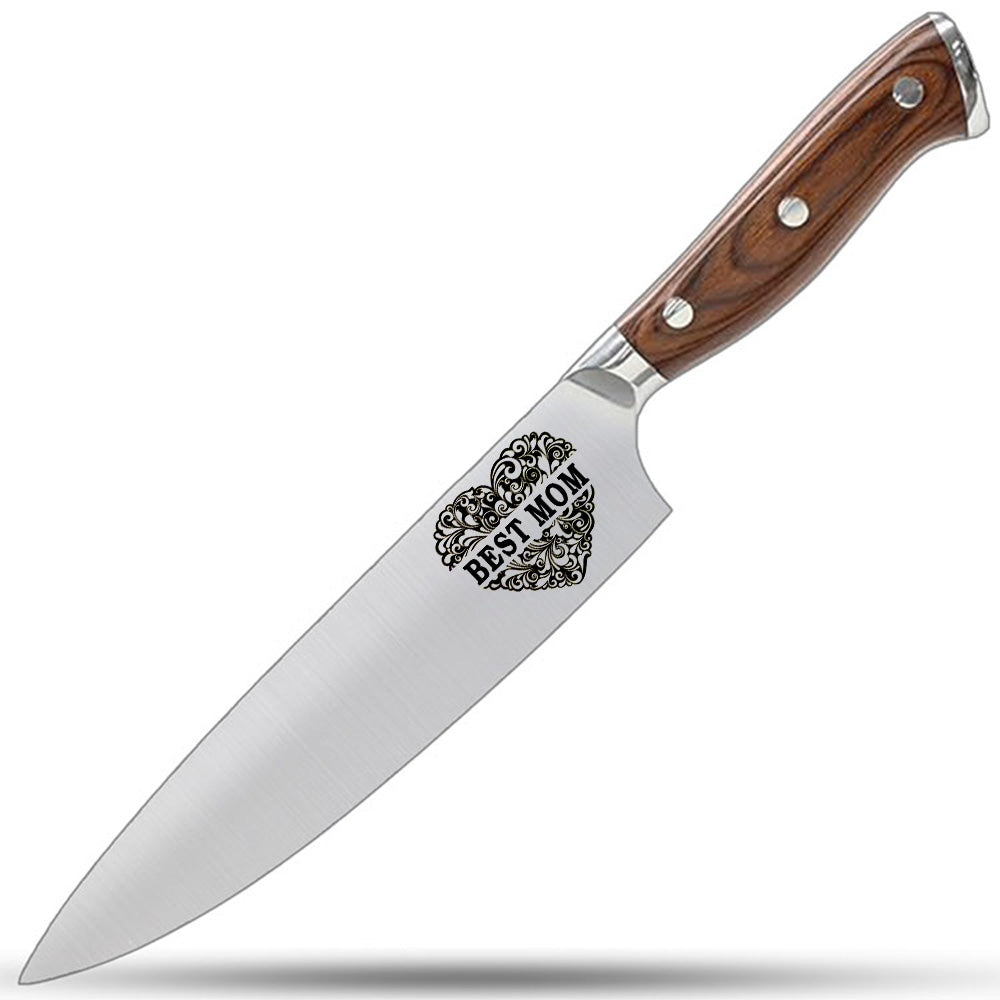 The Heart Crafted Knife – Personalized Chef or Santoku Knife
