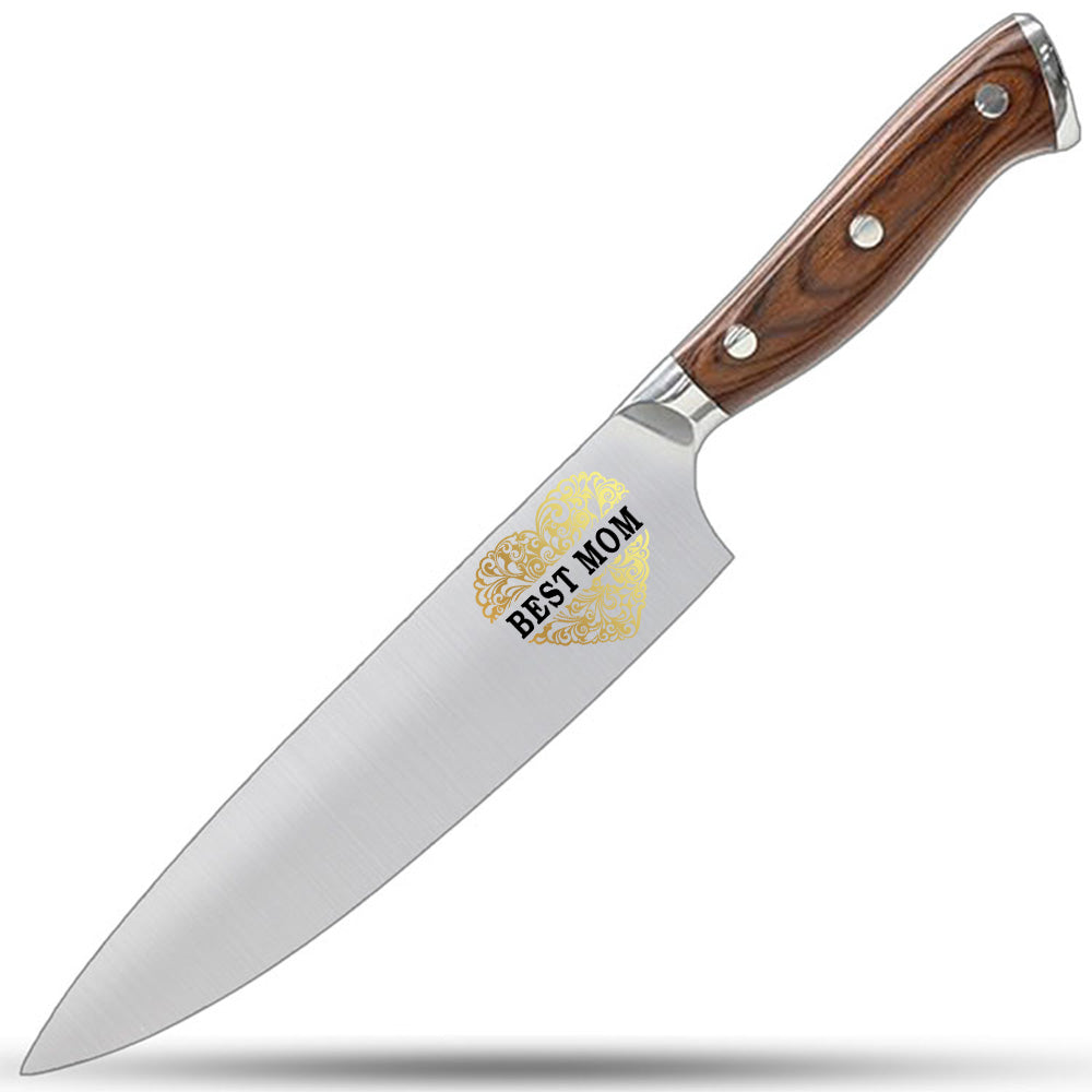 The Heart Crafted Knife – Personalized Chef or Santoku Knife
