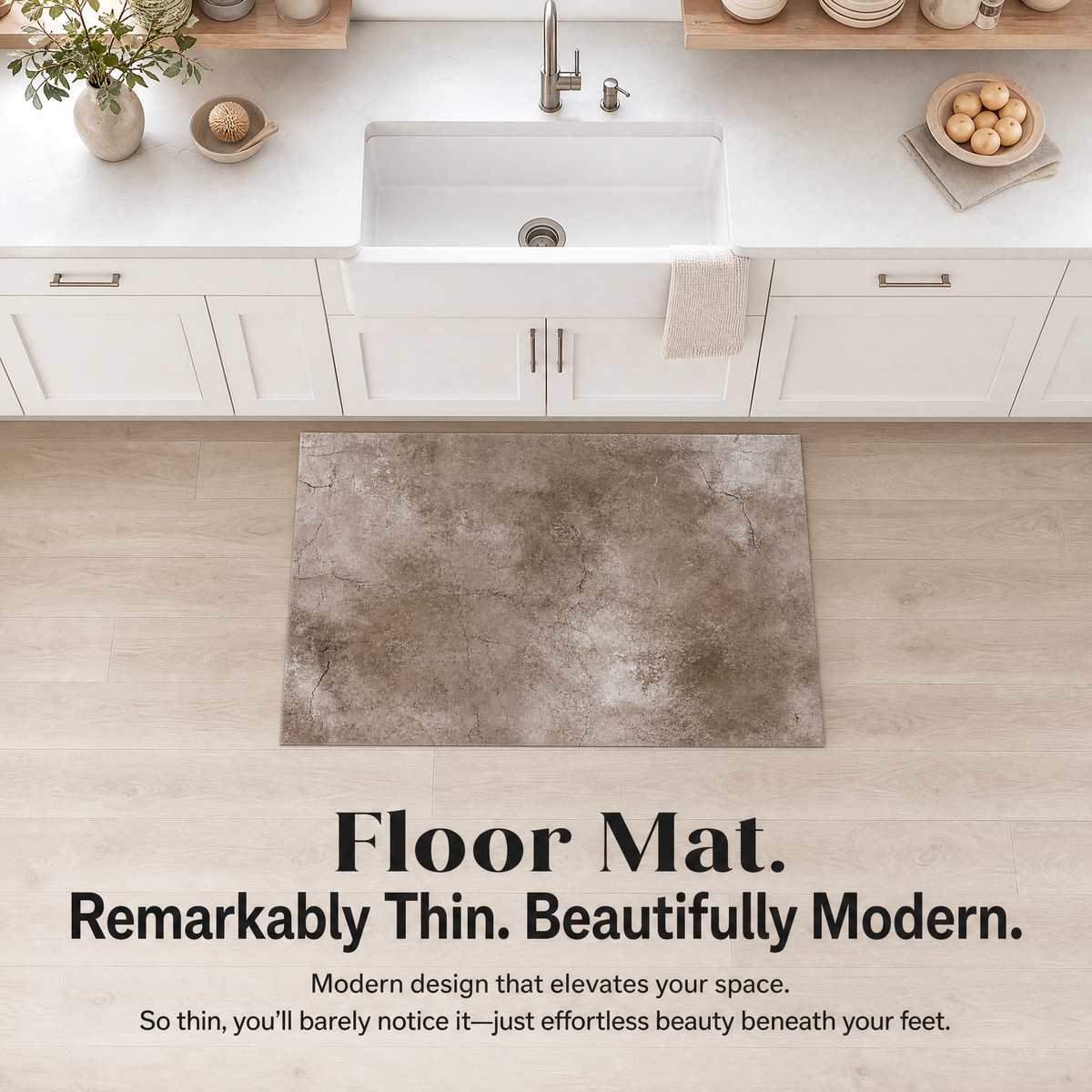 2026 Ultra-Thin Floor Mat (1/10 Inch Thick- Concrete