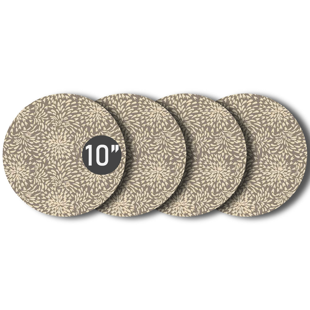Plant Coasters Set Of Four Multiple Colors and Pattern and Sizes