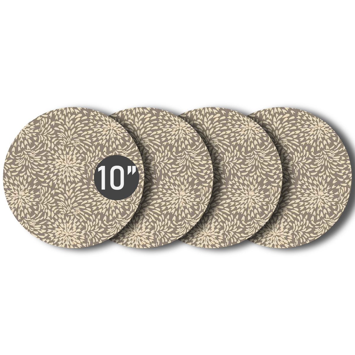 Plant Coasters Set Of Four Multiple Colors and Pattern and Sizes