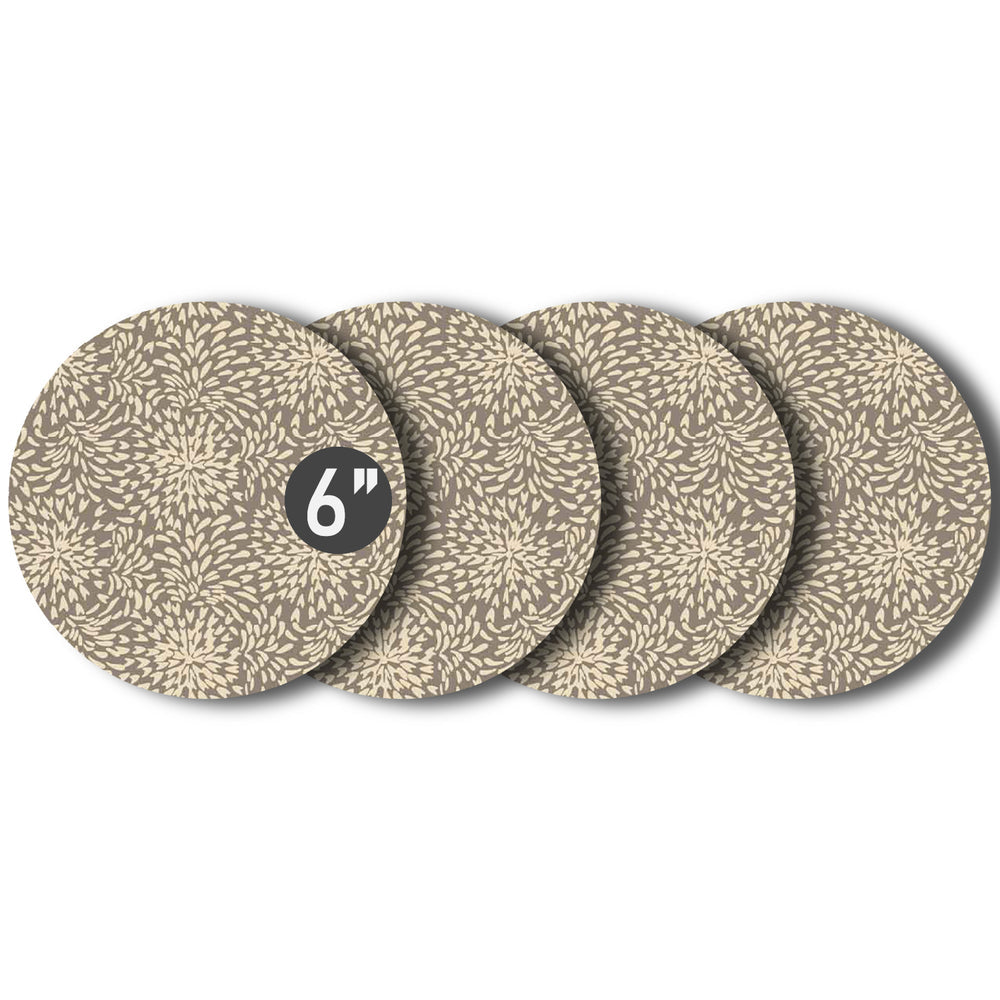 Plant Coasters Set Of Four Multiple Colors and Pattern and Sizes
