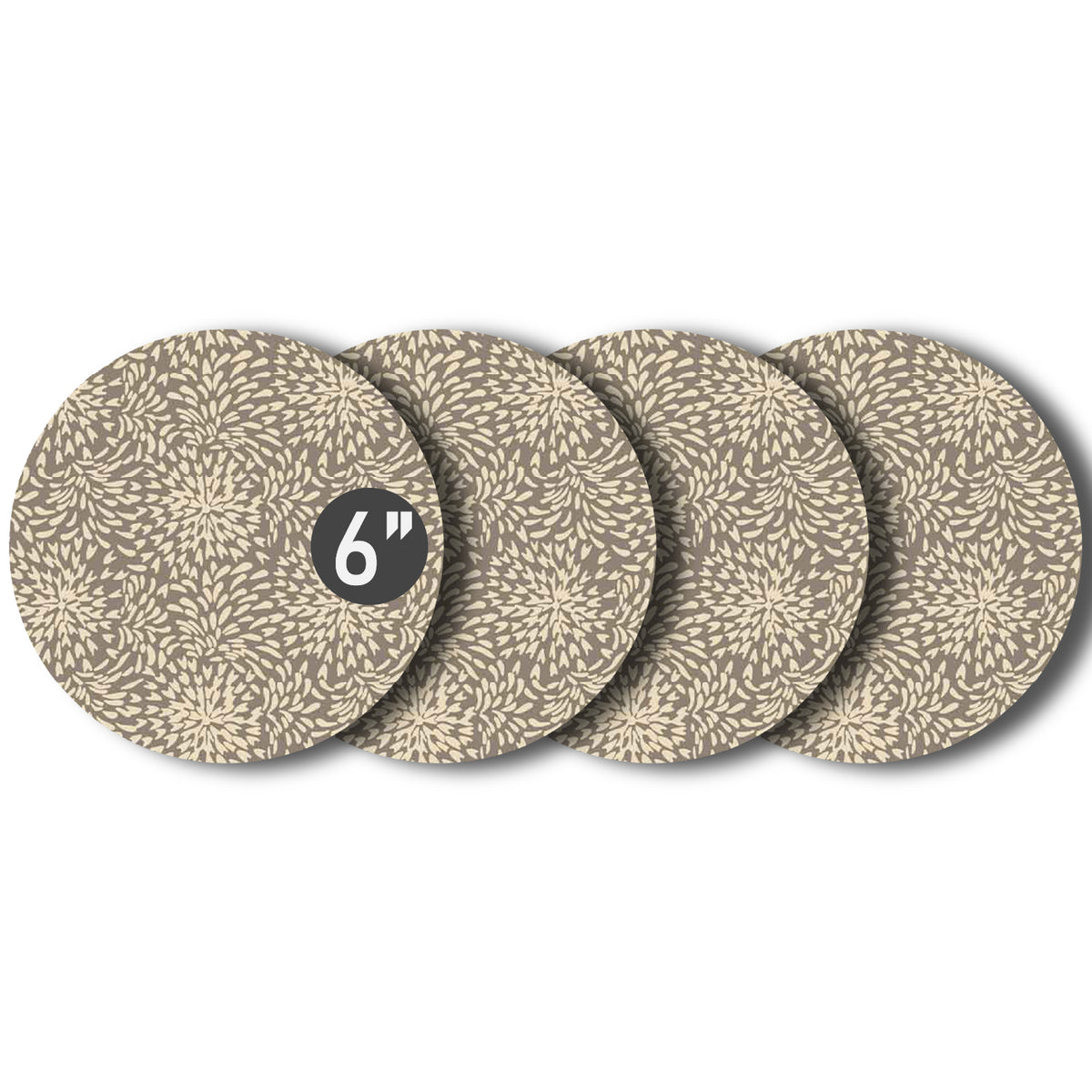 Plant Coasters Set Of Four Multiple Colors and Pattern and Sizes