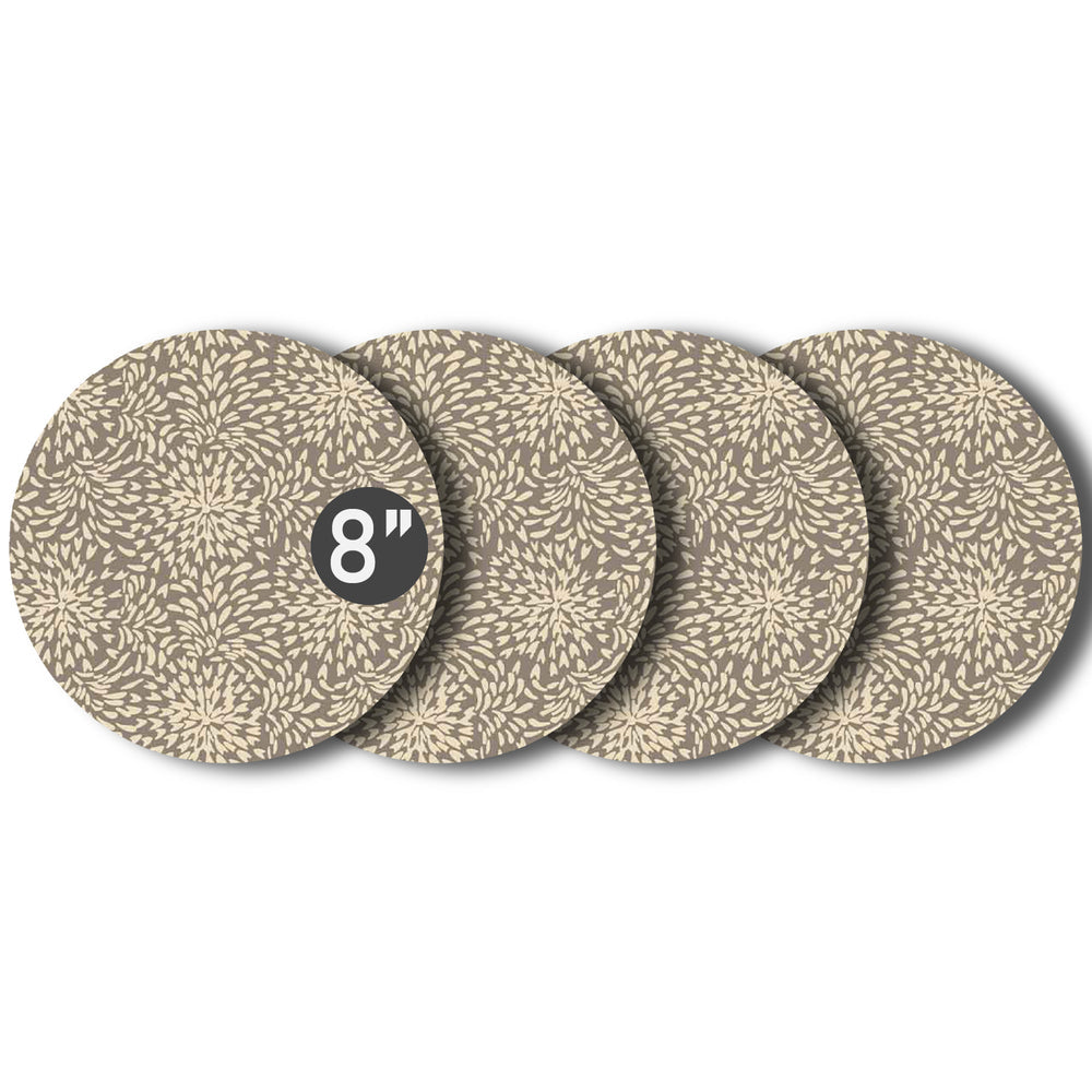 Plant Coasters Set Of Four Multiple Colors and Pattern and Sizes