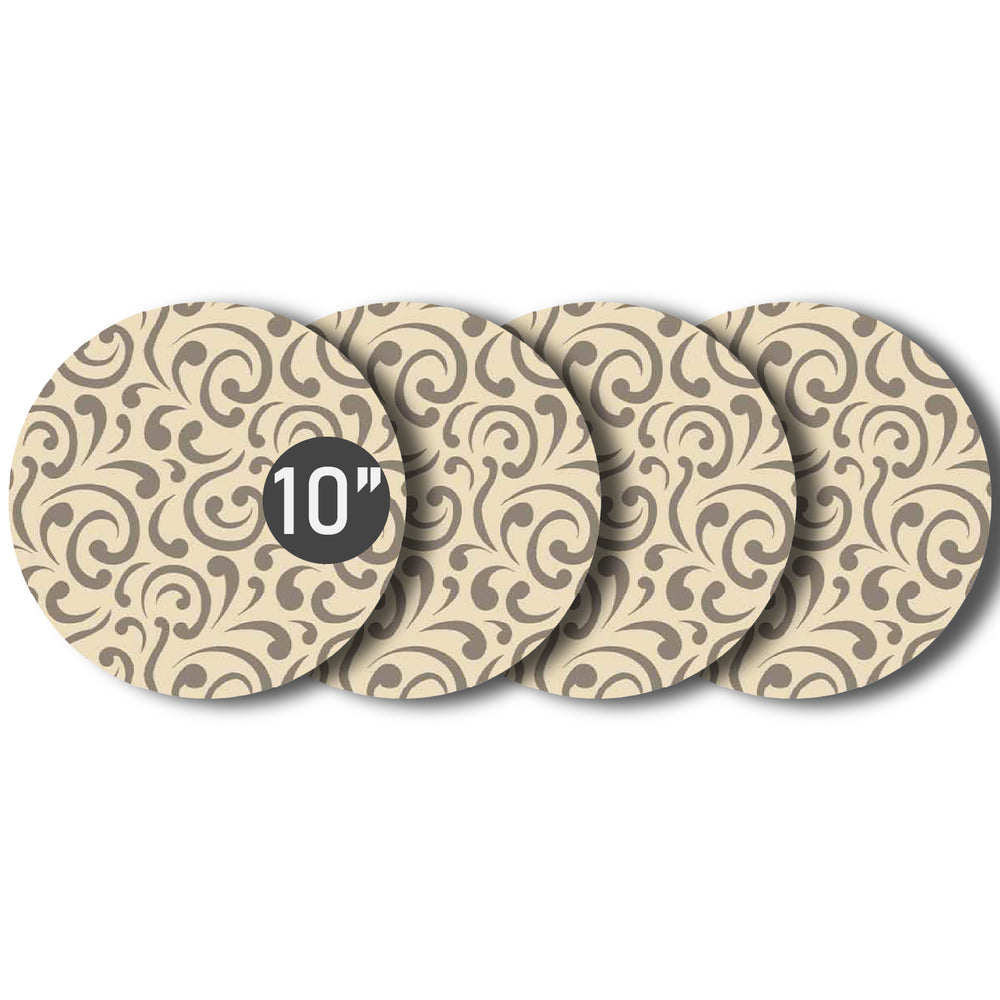 Plant Coasters Set Of Four Multiple Colors and Pattern and Sizes