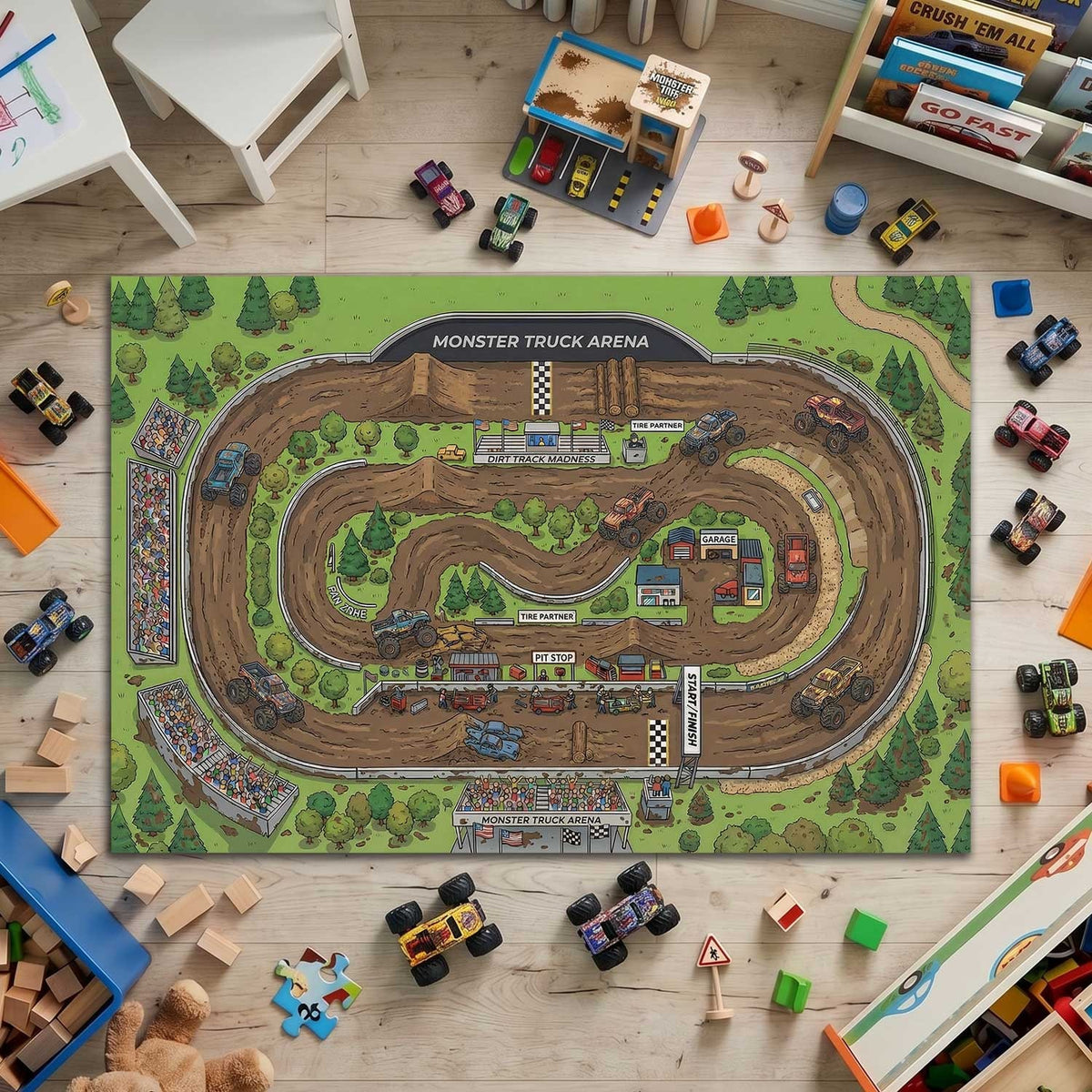Portable Interactive Kids Floor Mat 24"x36"