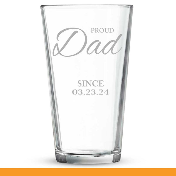 Customizable Glasses – Personalized  Proud Mom, Dad Series