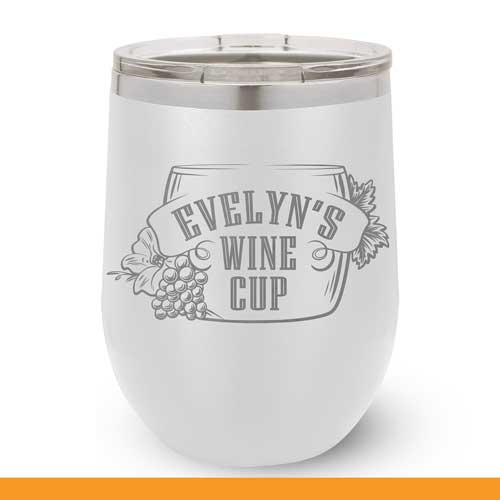 Personalized Wine Tumbler 12 oz