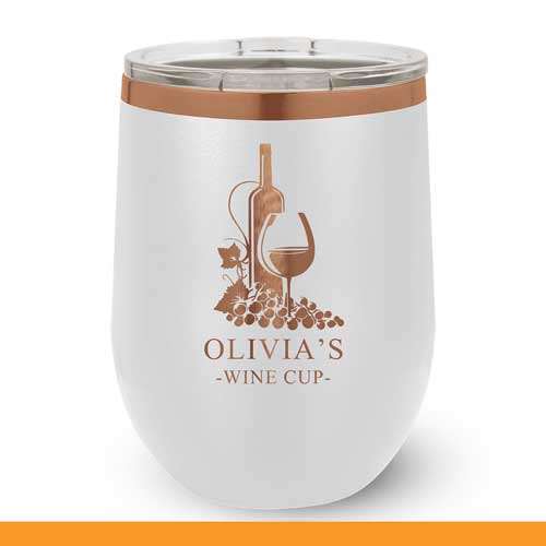 Personalized Wine Tumbler 12 oz