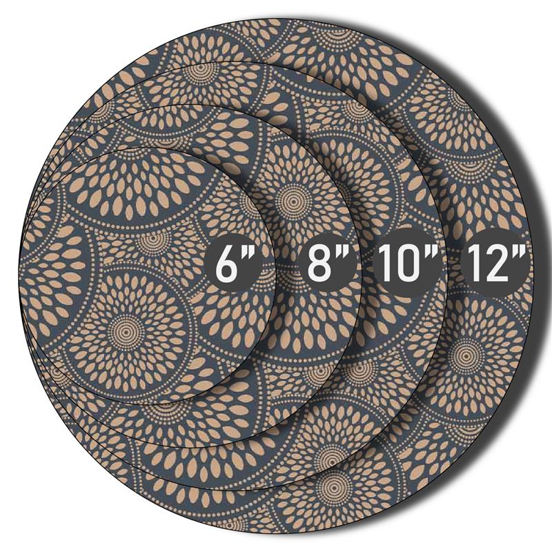 Plant Coasters Set Of Four Multiple Colors and Pattern and Sizes