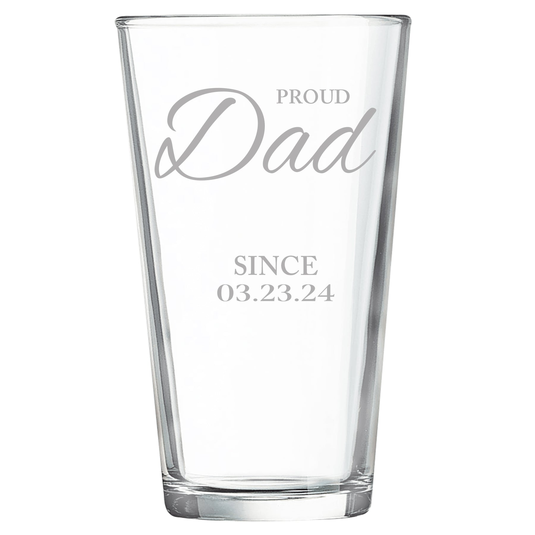 Customizable Glasses – Personalized  Proud Mom, Dad Series