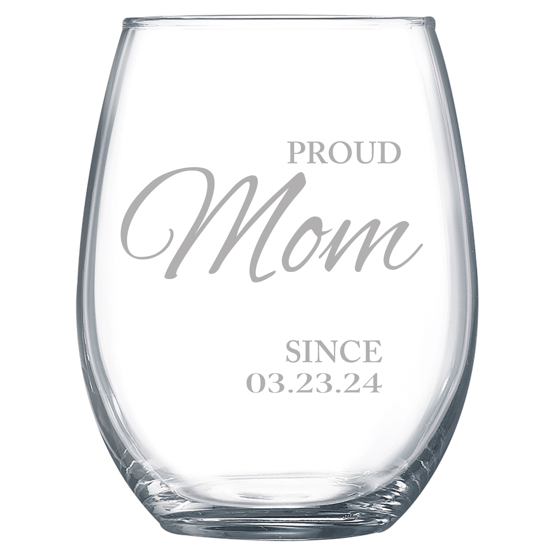 Customizable Glasses – Personalized  Proud Mom, Dad Series