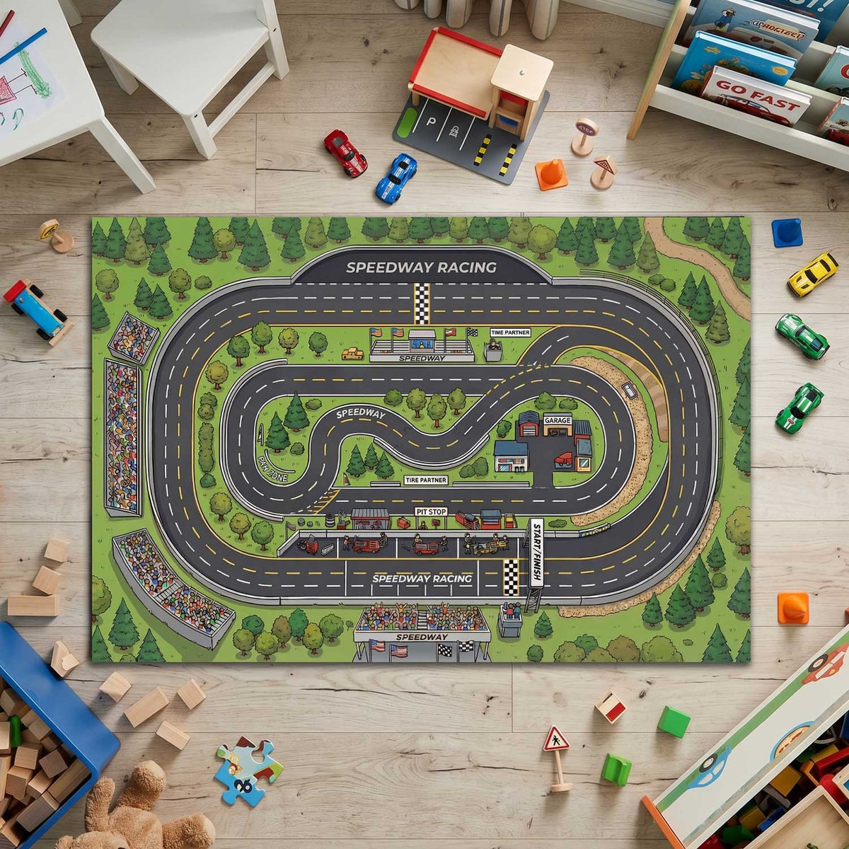 Portable Interactive Kids Floor Mat 24"x36"