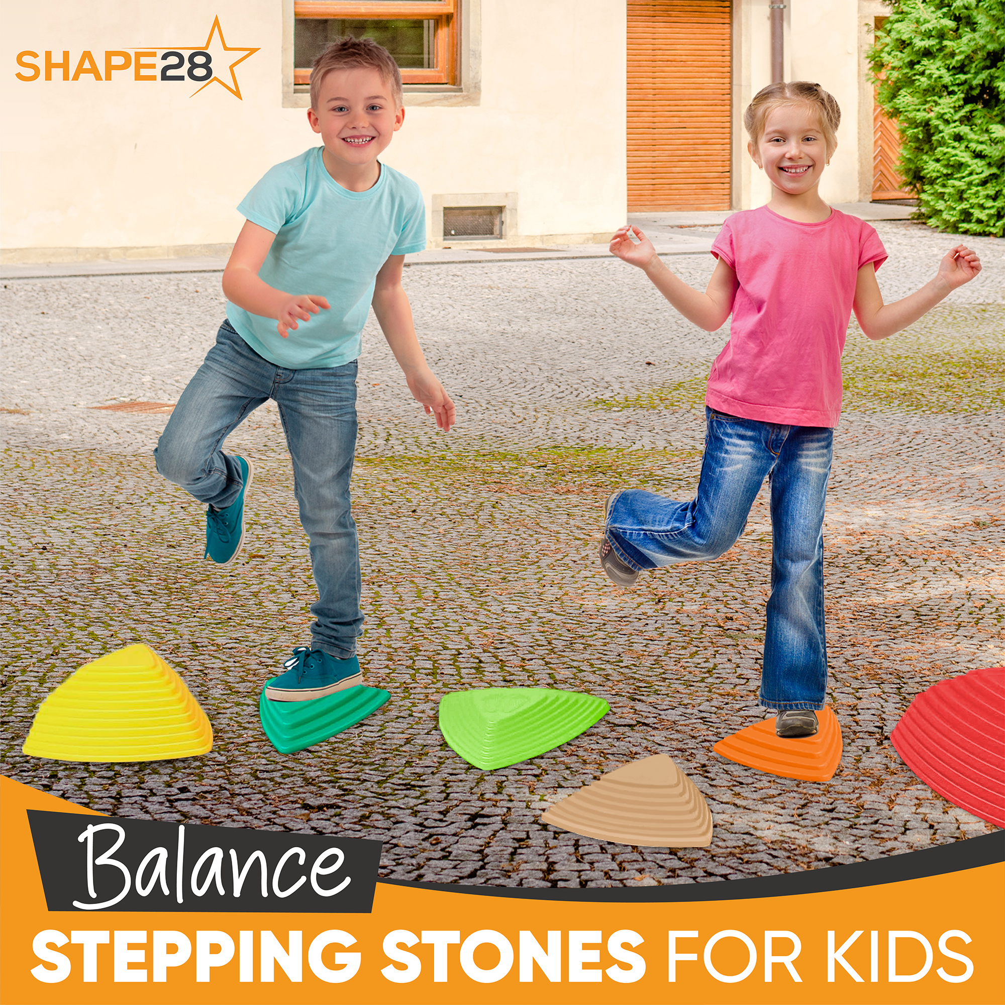 Stepping Stones for Kids - Children's Exercise Equipment 11pcs