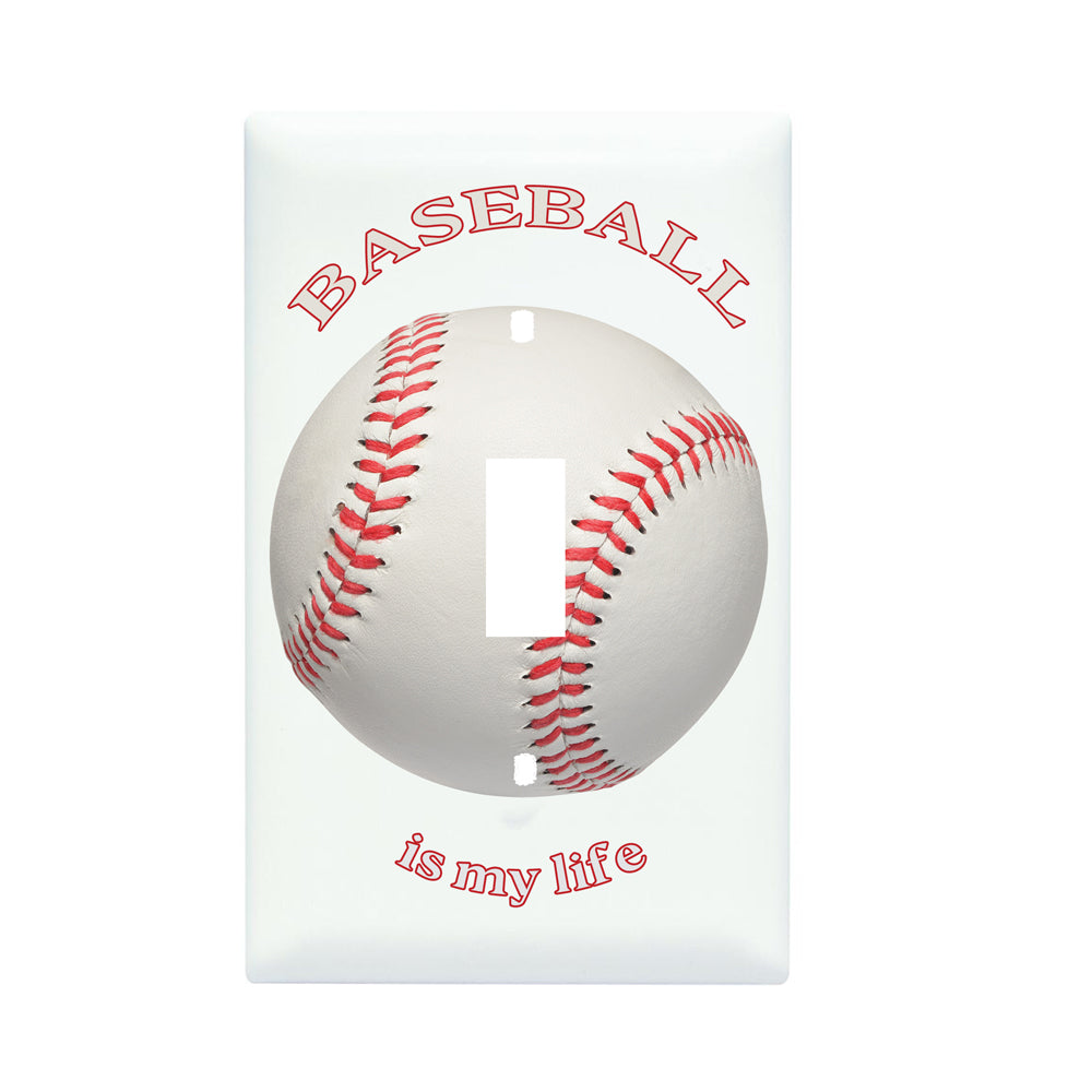Decorative Light Switch Cover Sports  4.5" X 2.76"