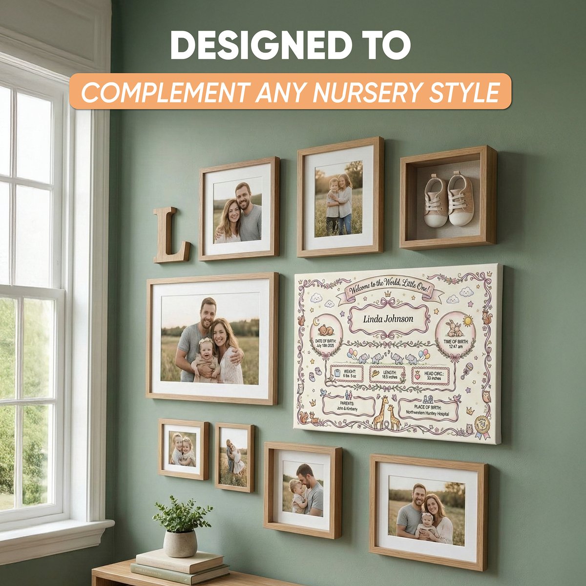 Personalized Birth Certificate Canvas – A Timeless Keepsake