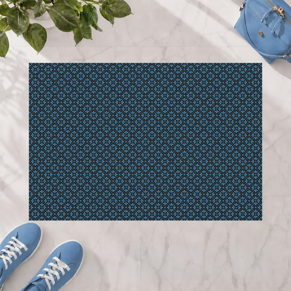Daisy ultra-thin floral floor mat