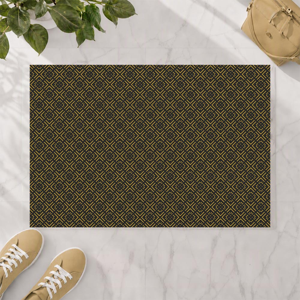 Diamond Cross ultra-thin floor mat
