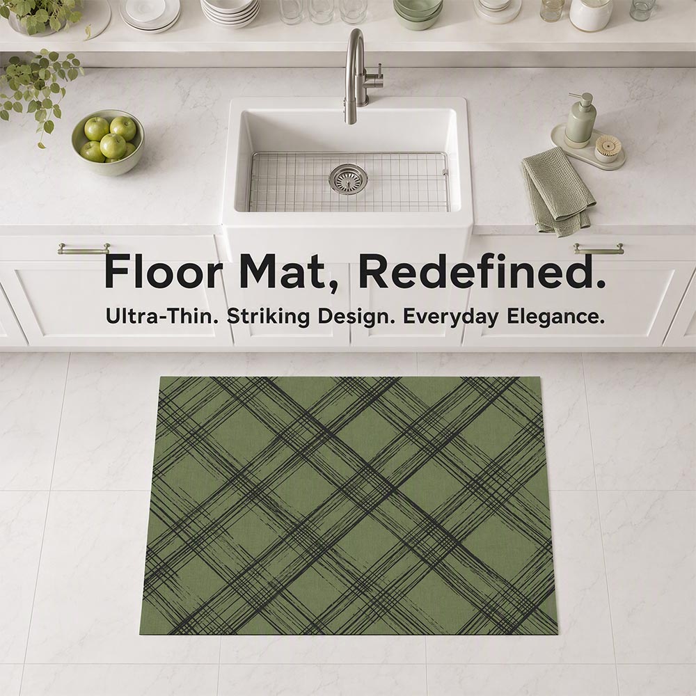 2026 Ultra-Thin Floor Mat (1/10 Inch Thick) - Crosscut