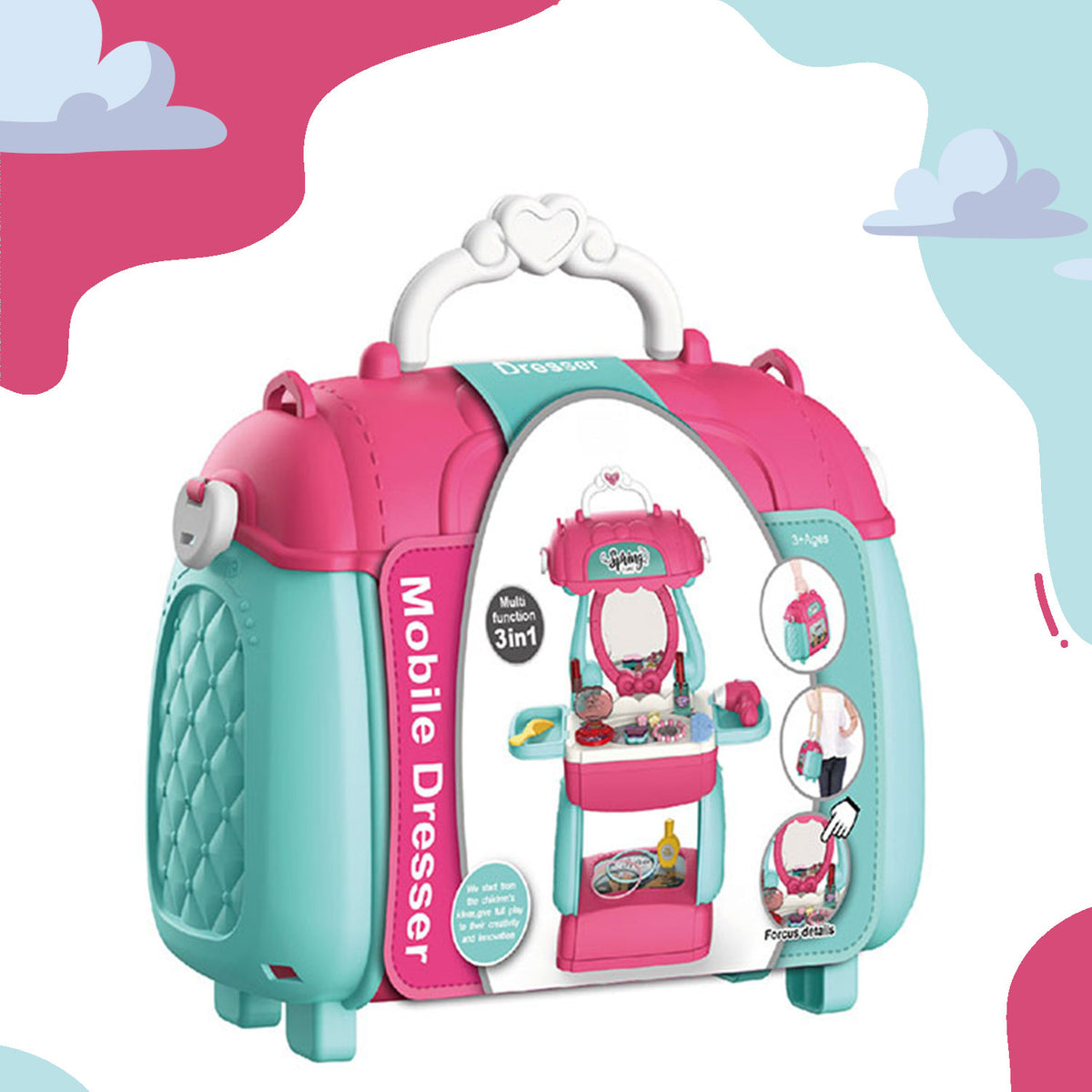 Beauty Bag Toy Set - Pretend Makeup Set