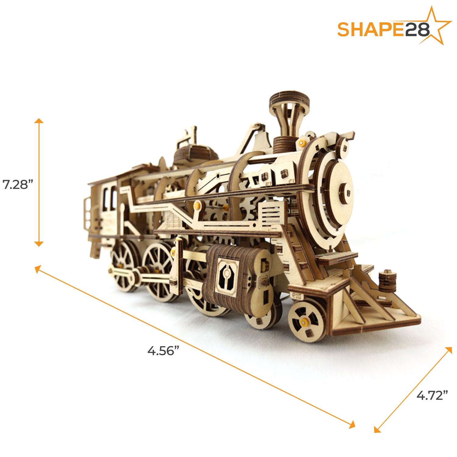 3D Wooden Puzzle - Locomotive