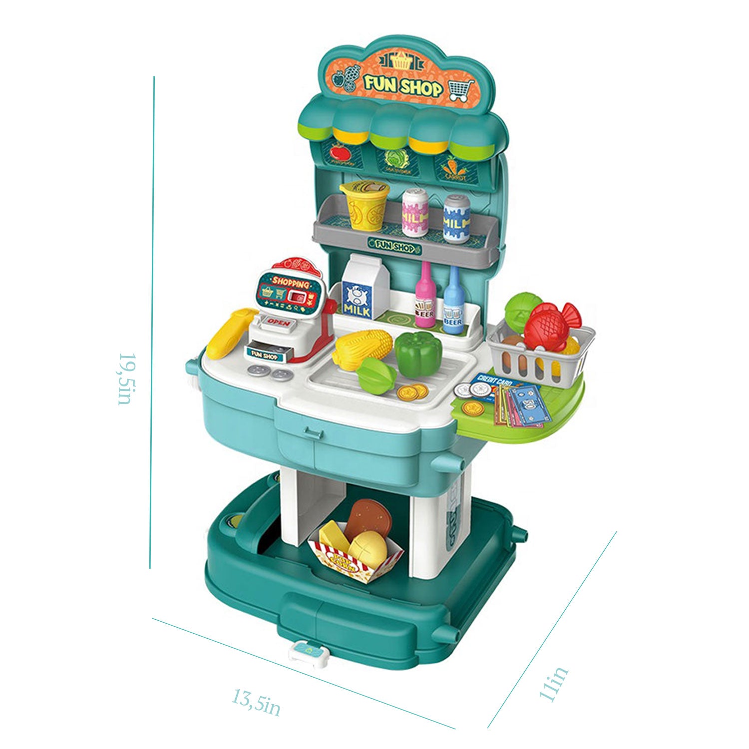 Backpack Store Toy Set -Play Pretend Store Station