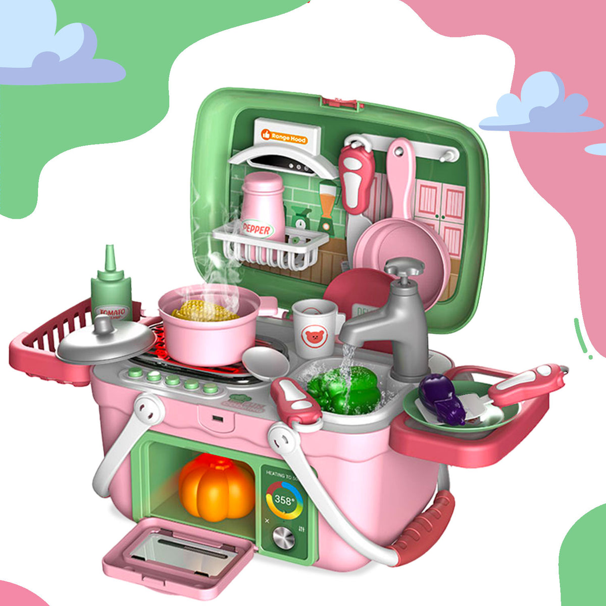 Kitchen Basket Toy Set