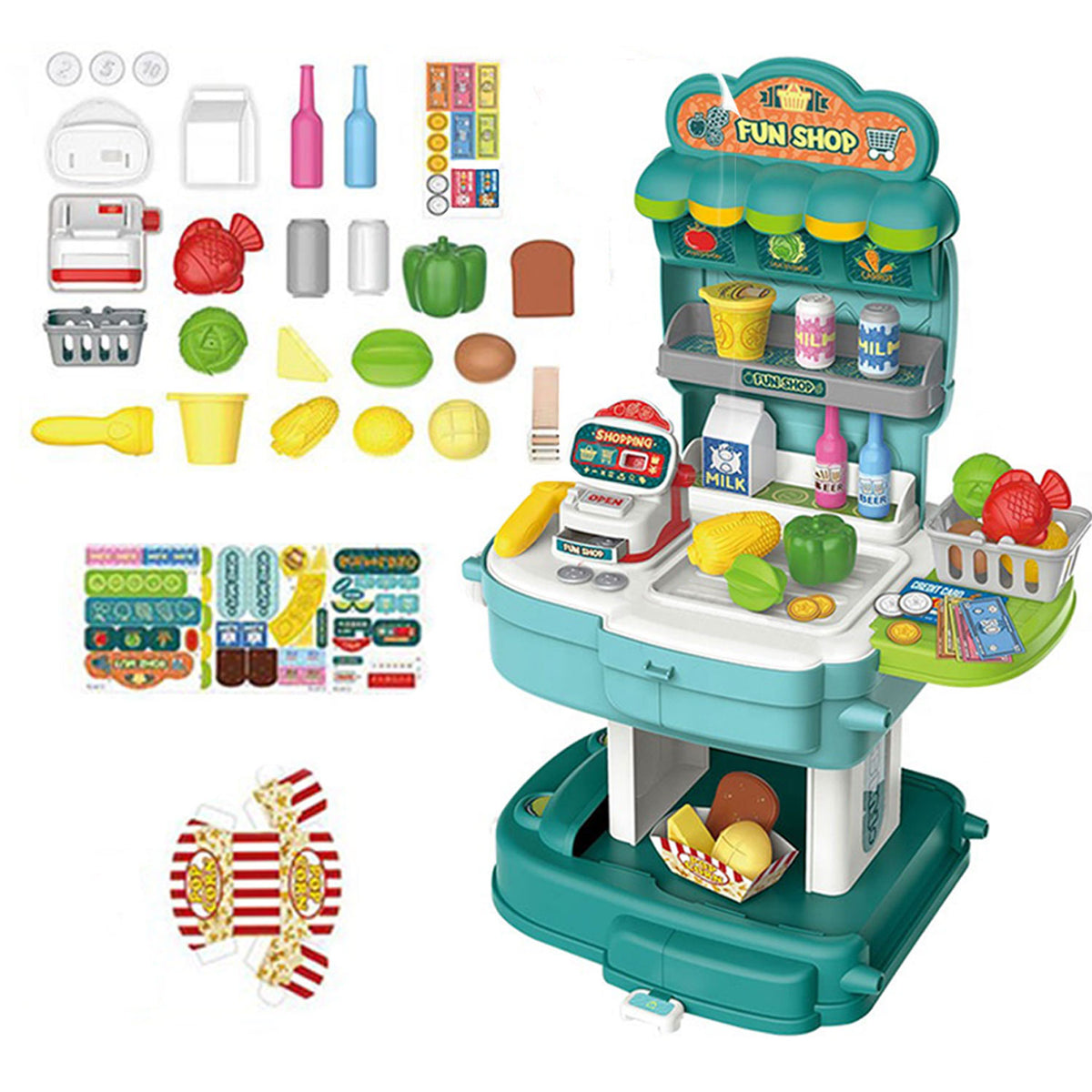 Backpack Store Toy Set -Play Pretend Store Station